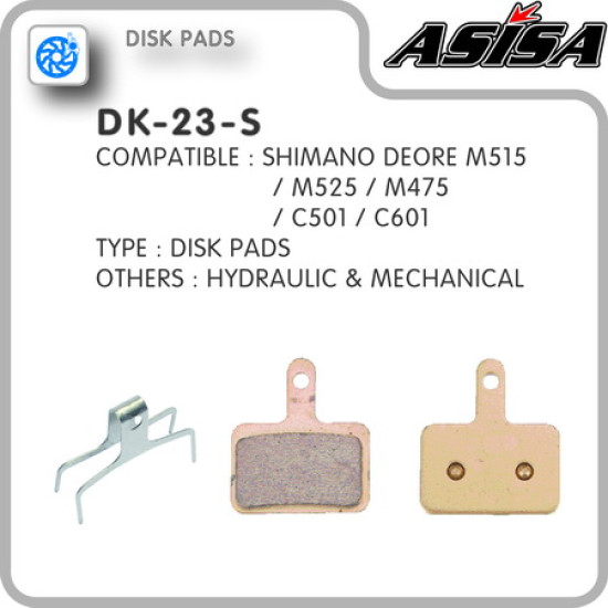 ZEIT DK-23S DISC BRAKE PADS